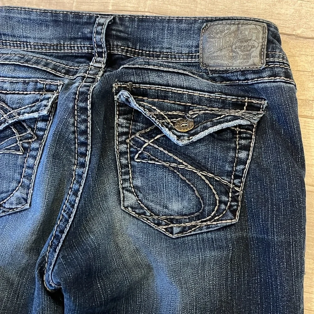 Silver Jeans Women’s SUKI Surplus Bootcut Size 29 Color Blue‎